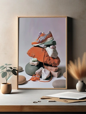 Кроссовки на каменной композиции - 3