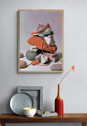 Кроссовки на каменной композиции - 4