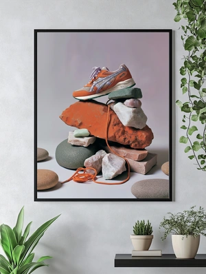 Кроссовки на каменной композиции - 5