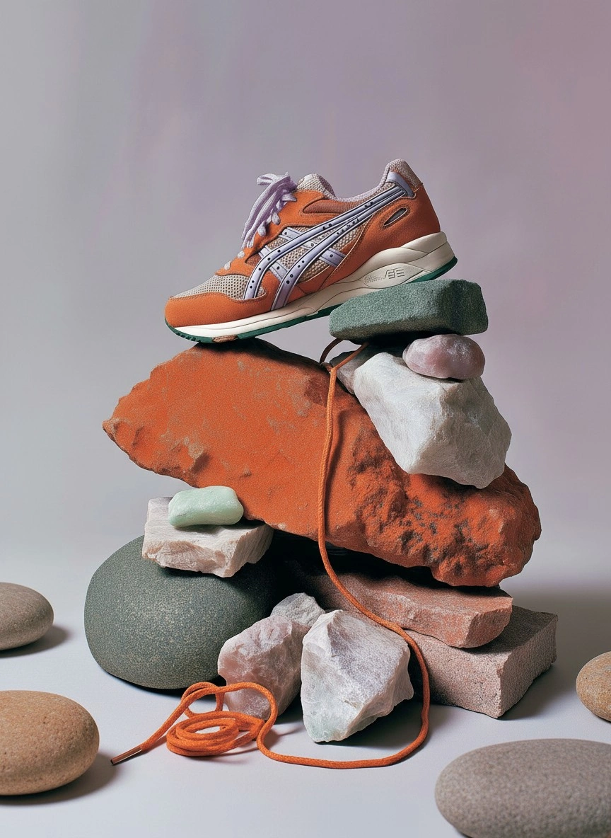 Кроссовки на каменной композиции - 1