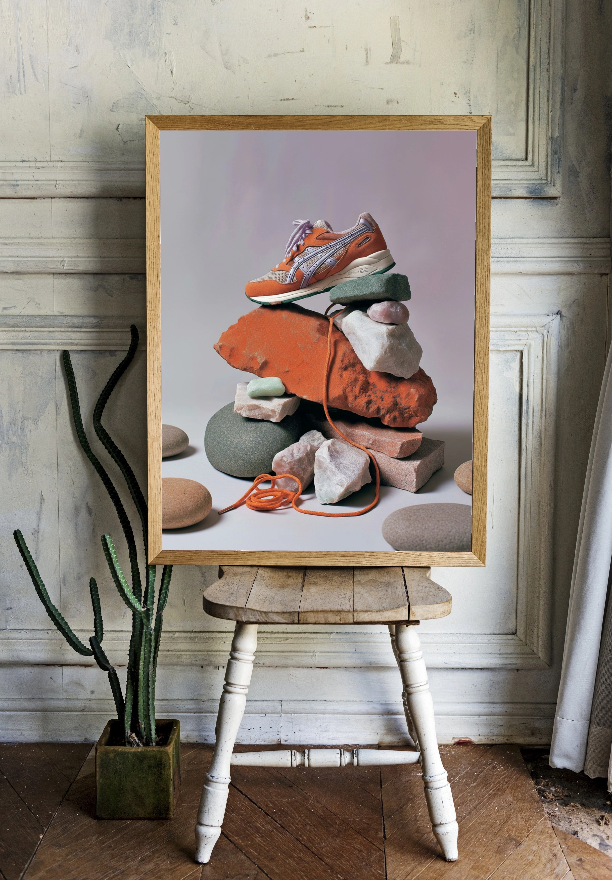 Кроссовки на каменной композиции - 2