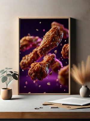 Вкусные куриные крылышки в полете - 3