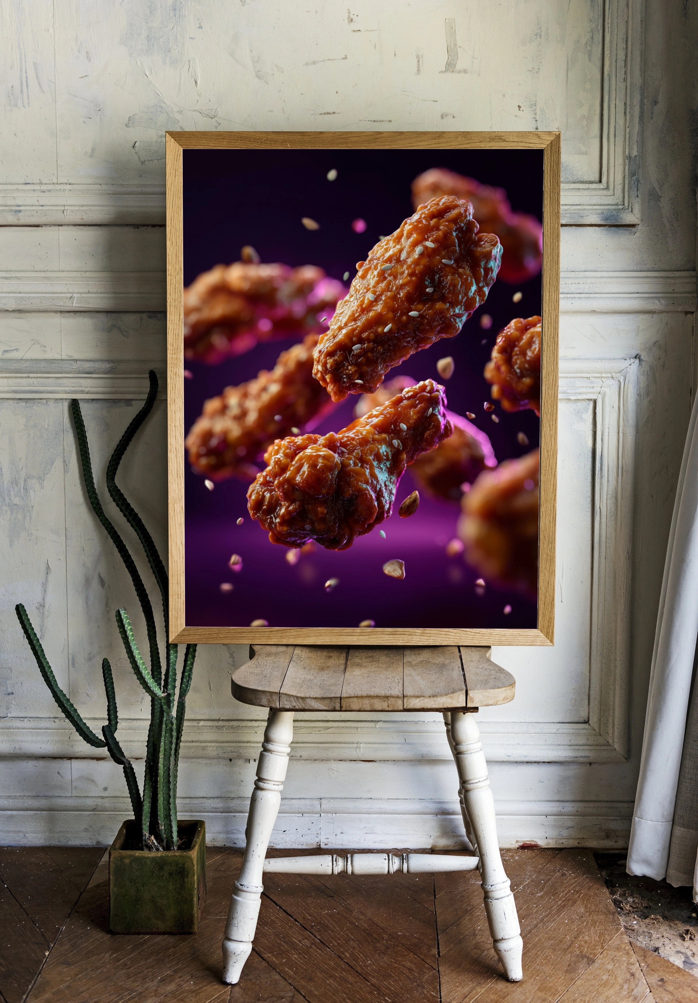 Вкусные куриные крылышки в полете - 2