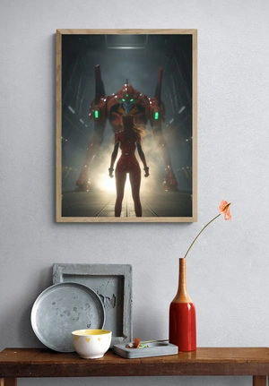 Героиня в боевом экзоскелете против гиганта - 4