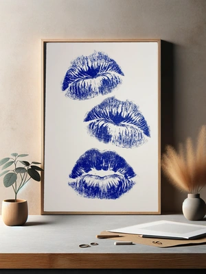 Яркие губы в стиле поп-арт - 3