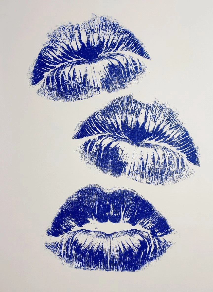 Яркие губы в стиле поп-арт - 1