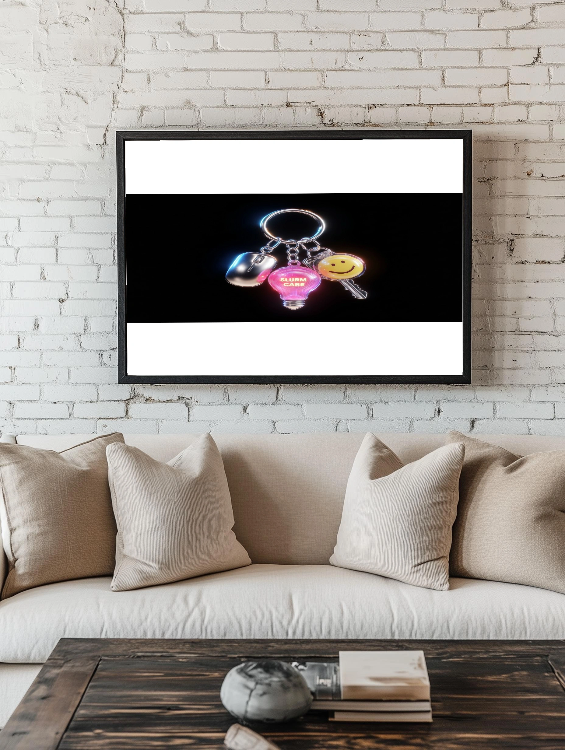 Ключи с яркими брелками и светильником - 2