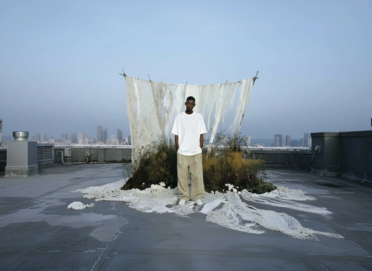 Современный минимализм на крыше города - 1