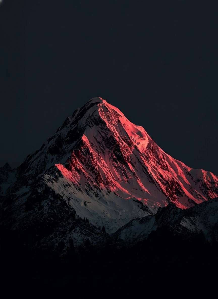 Сияние гор в закатных лучах - 1