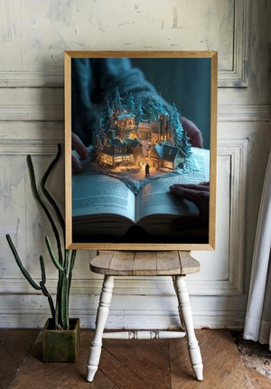 Зимняя сказка в открытой книге - 2