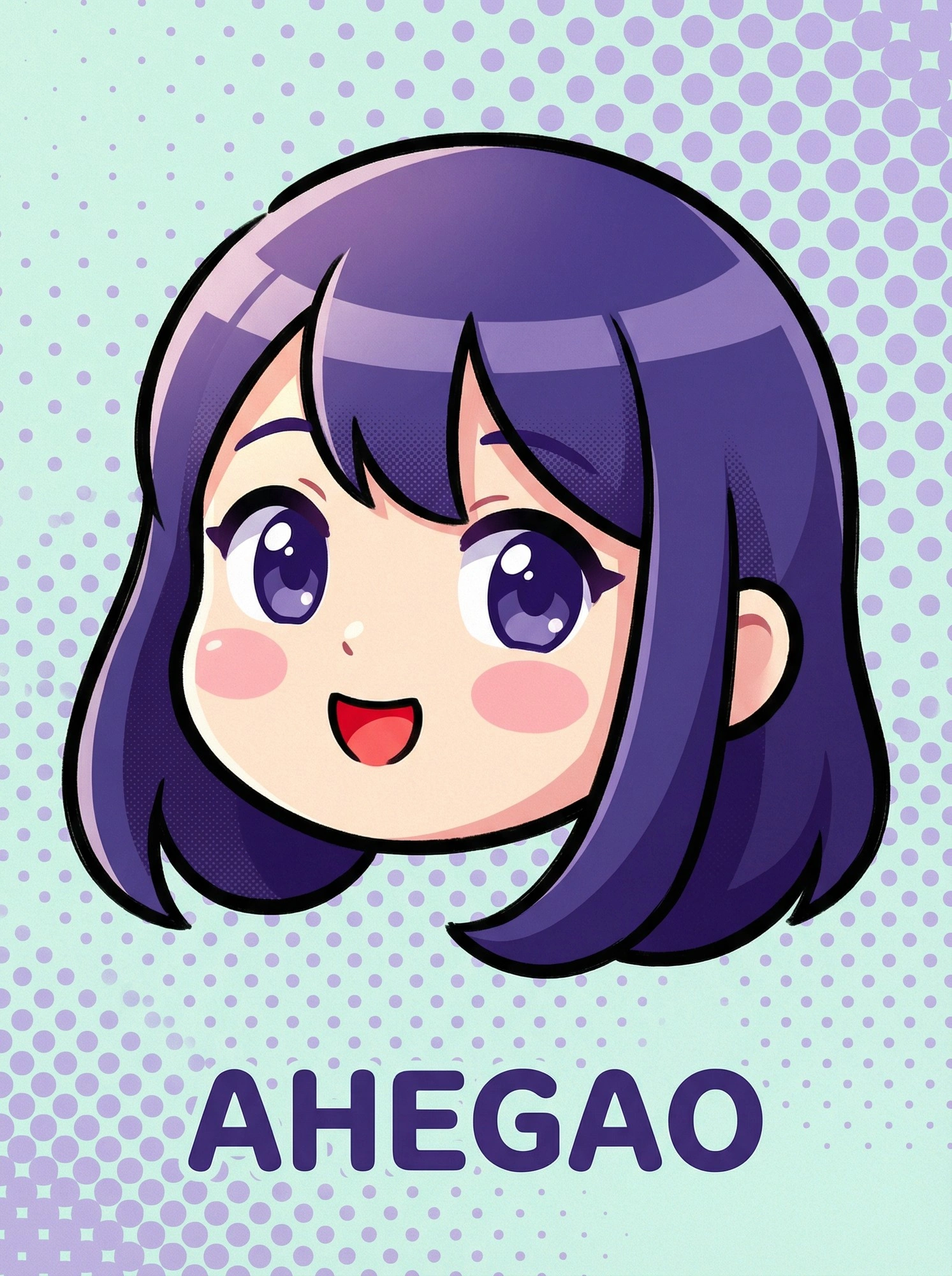 Яркий аниме-портрет с улыбкой - 1