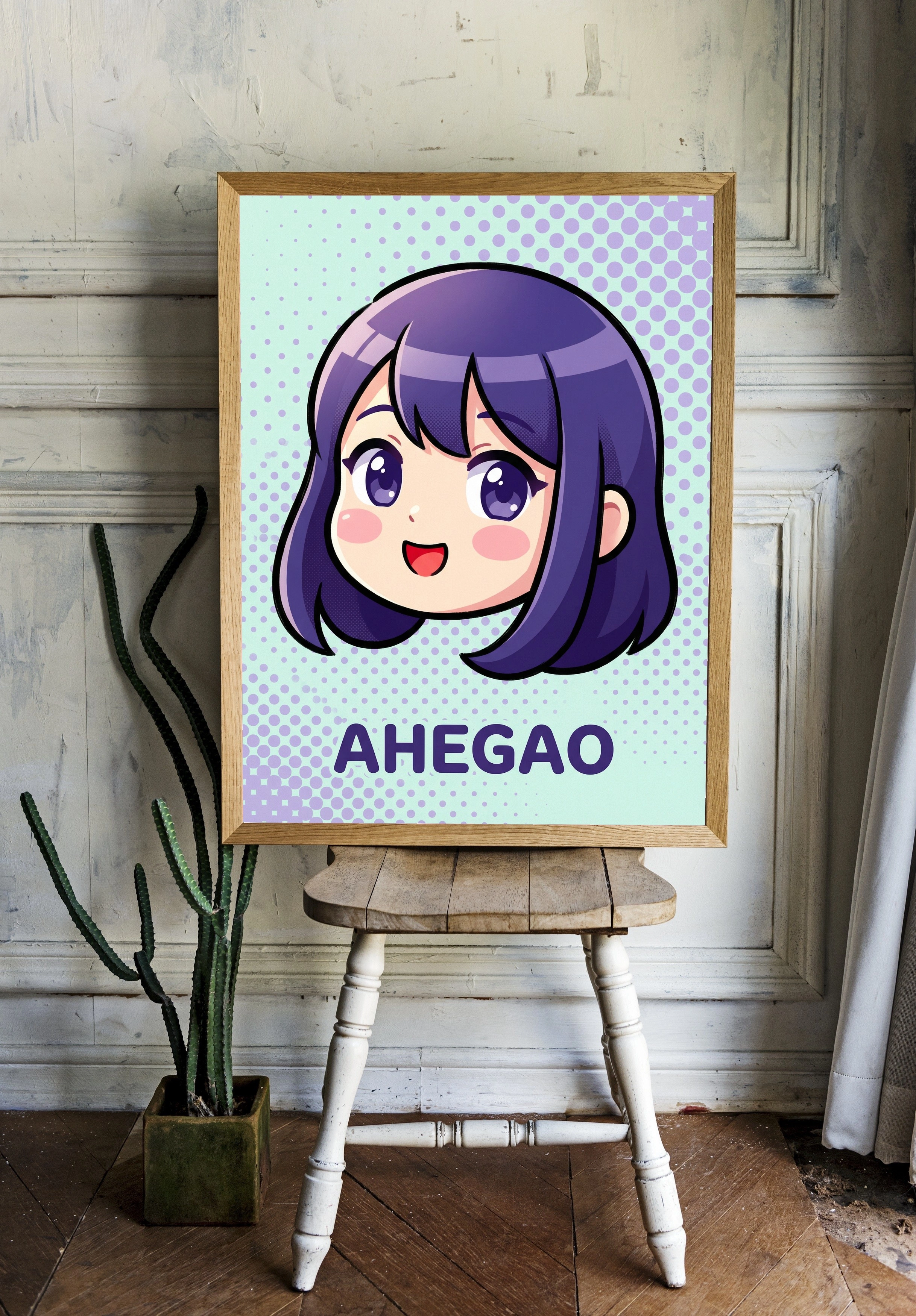 Яркий аниме-портрет с улыбкой - 2