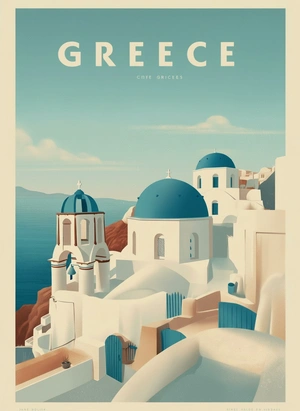 Сказочная Греция: белоснежные домики у моря - 1