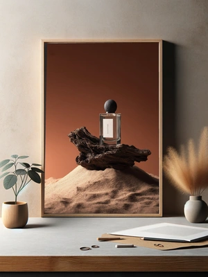 Элегантный парфюм на фоне песчаных дюн - 3