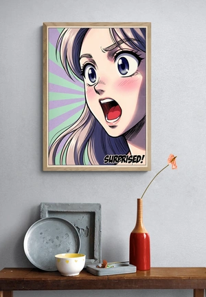 Эмоциональный портрет удивленной девушки - 4