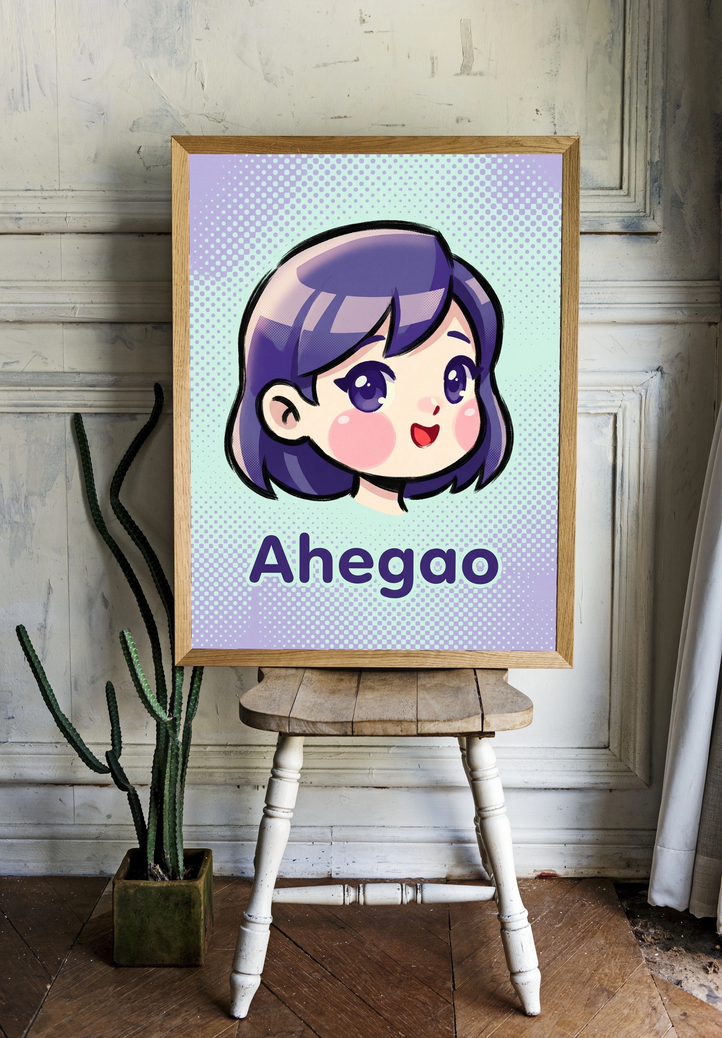 Яркий аниме-портрет с улыбкой - 2