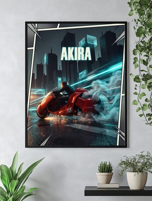 Динамичная сцена с мотоциклом в стиле киберпанк - 5