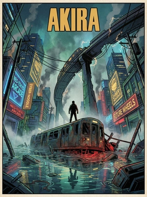 Киберпанковский мир ‘AKIRA’ - 1