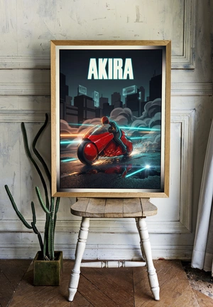 Динамичный постер с мотоциклом из ‘Akira’ - 2