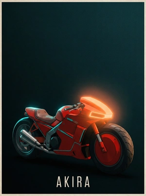 Яркий мотоцикл из ‘Акиры’ - 1