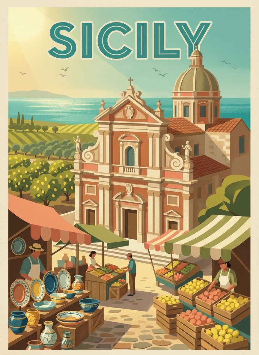 Солнечный рынок Сицилии - 1