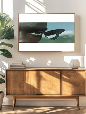 Чарующий взгляд с бабочкой на глазу - 4