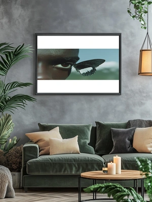 Чарующий взгляд с бабочкой на глазу - 5