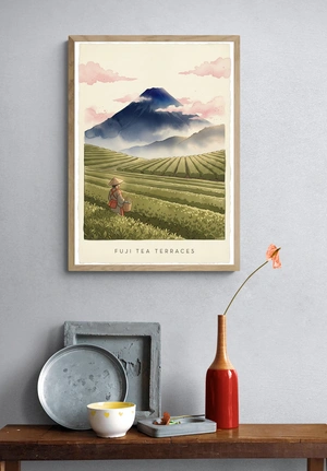 Чайные террасы у подножия Фудзи - 4