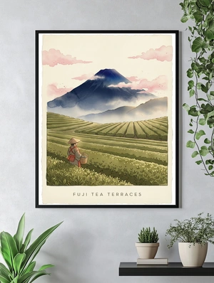 Чайные террасы у подножия Фудзи - 5