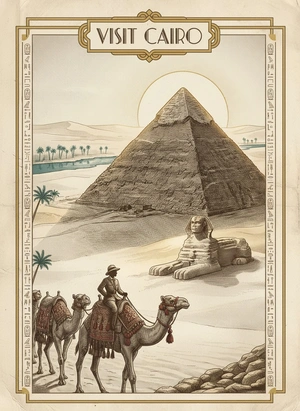 Визит в Каир: Пирамиды и Сфинкс - 1