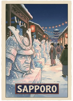 Зимний фестиваль в Саппоро - 1