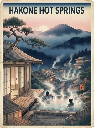 Уютные горячие источники Хаконе - 1