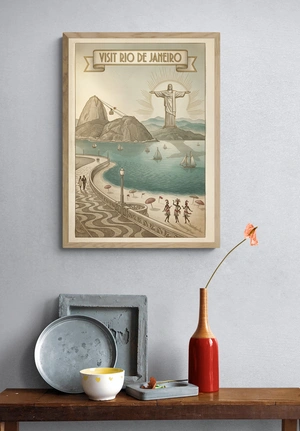Ретро-постер: Визит в Рио-де-Жанейро - 4