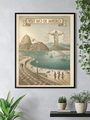 Ретро-постер: Визит в Рио-де-Жанейро - 5