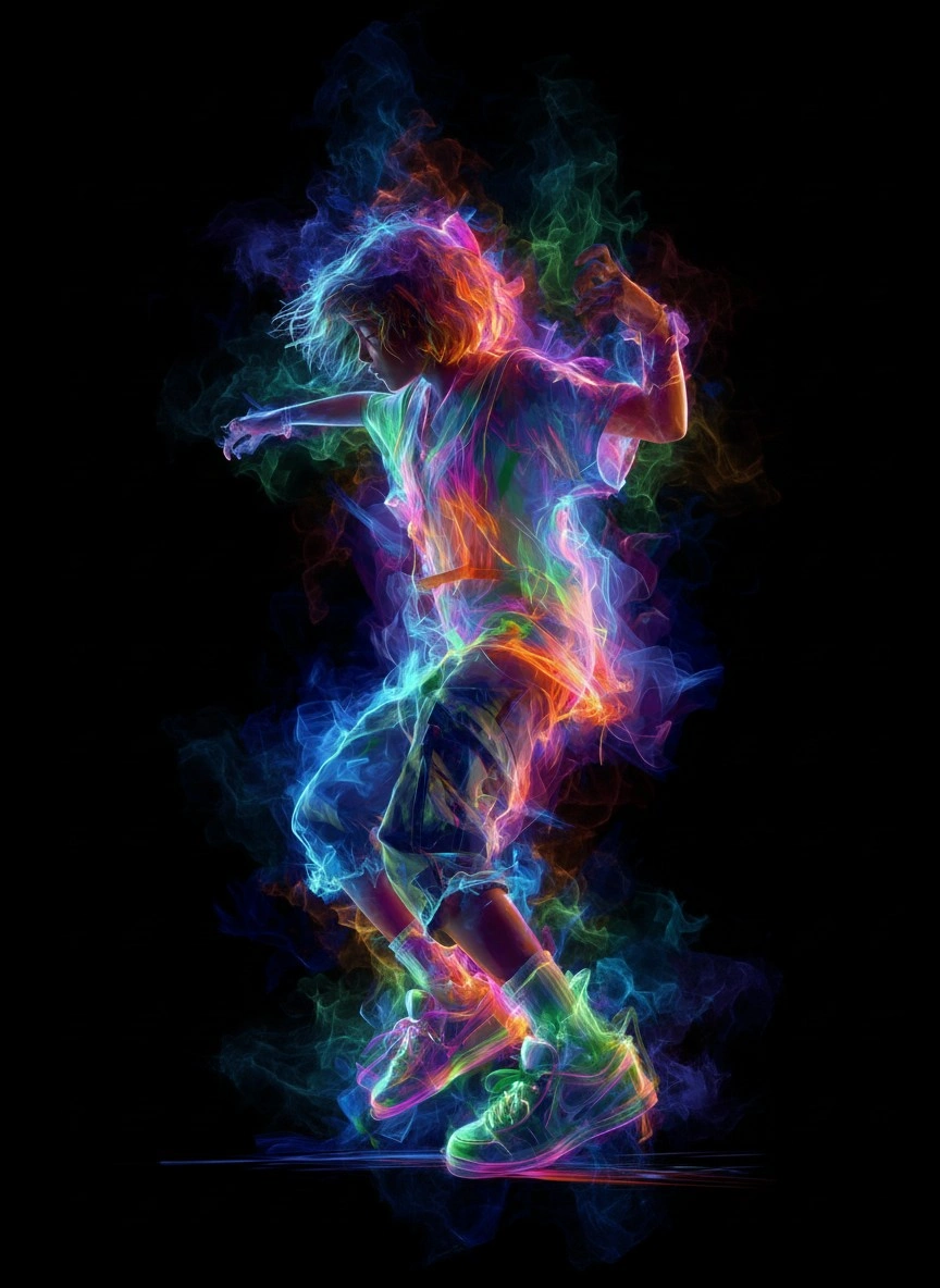 Энергия танца в ярких цветах - 1