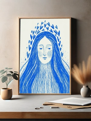 Эмоциональный портрет с сердцами - 3