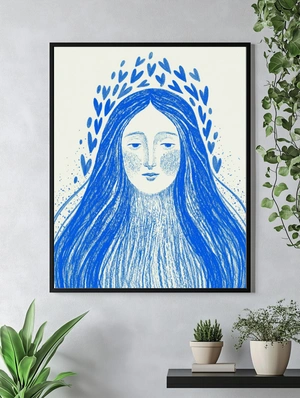 Эмоциональный портрет с сердцами - 5