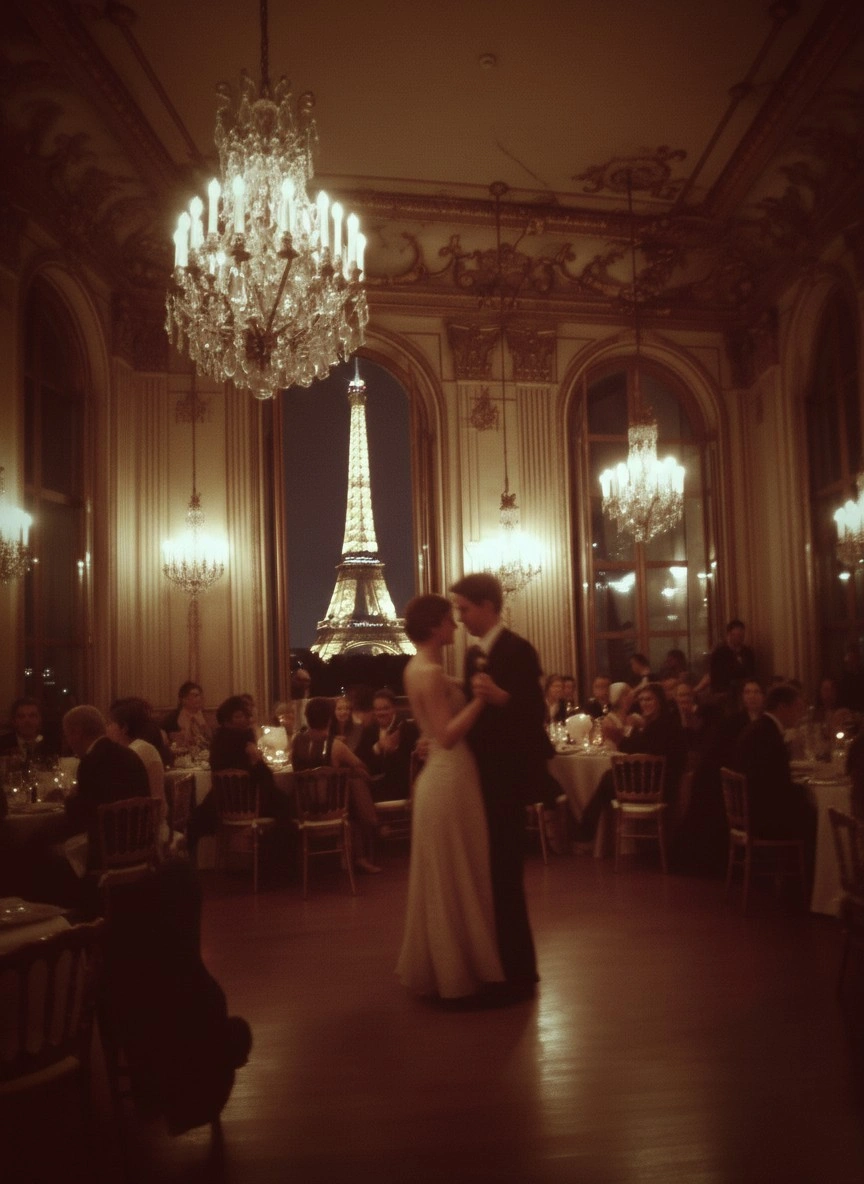 Романтический танец под Эйфелевой башней - 1