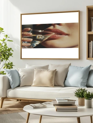 Элегантный портрет с коктейлем - 3