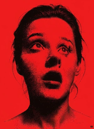 Эмоциональный портрет на ярком фоне - 1