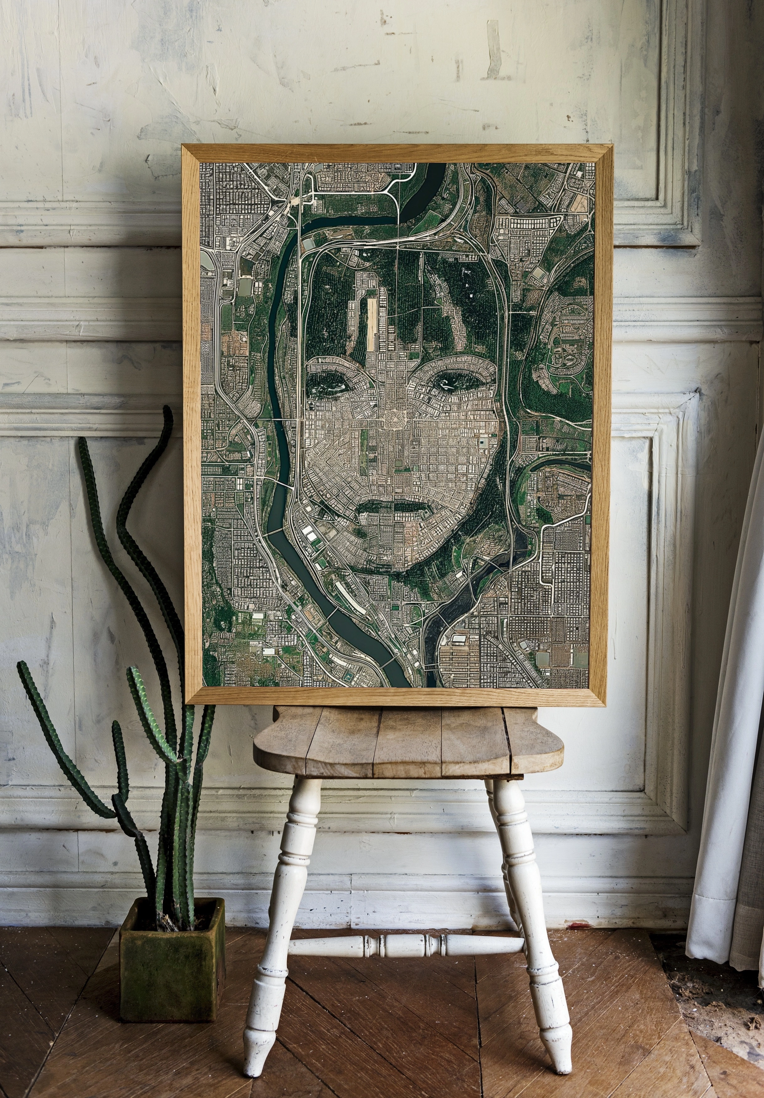 Городская мозаика: лицо в ландшафте - 2