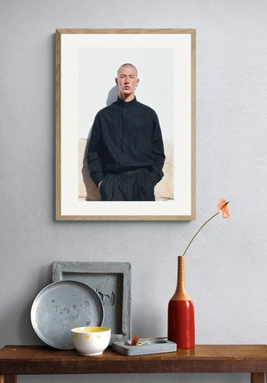 Современный стильный портрет в черном - 4