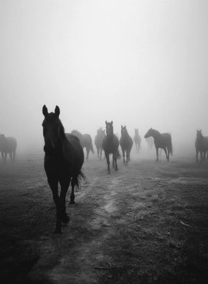 Тайна черных лошадей в тумане - 1