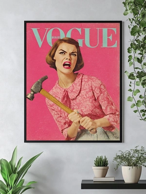 Девушка с молотком на обложке Vogue - 5