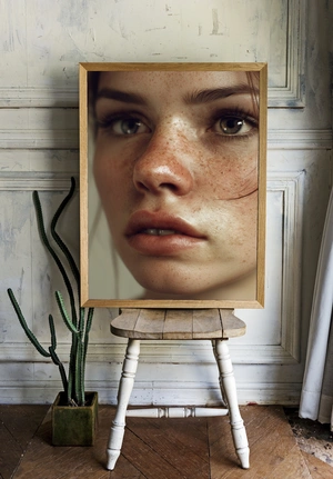 Портрет с веснушками и нежным взглядом - 2