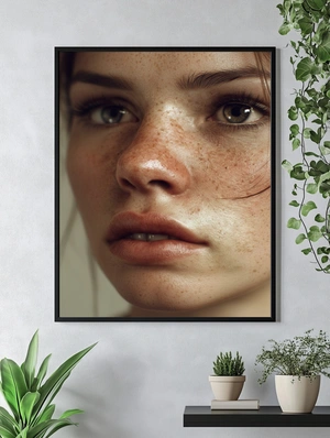 Портрет с веснушками и нежным взглядом - 5