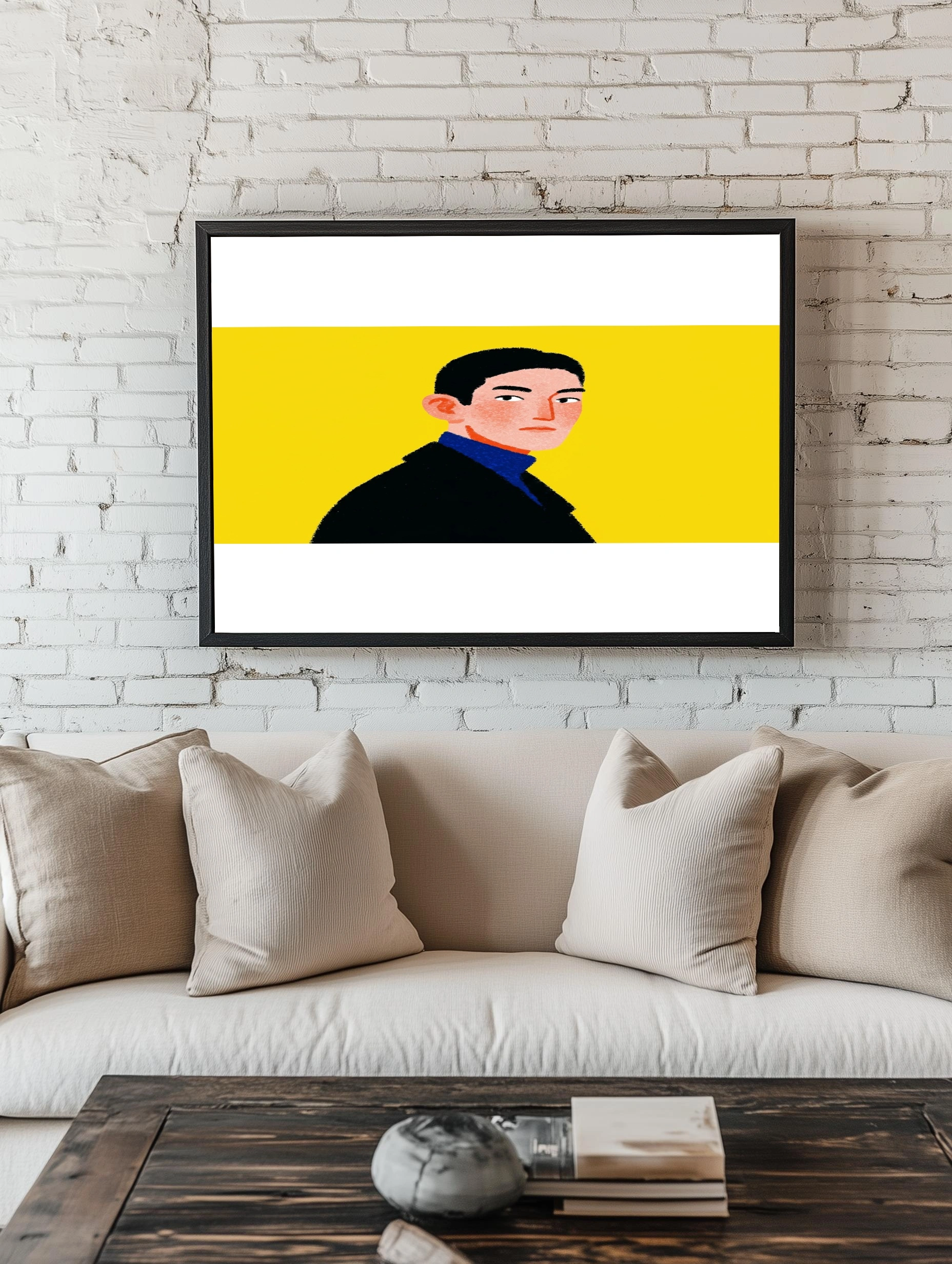 Современный портрет на ярком фоне - 2