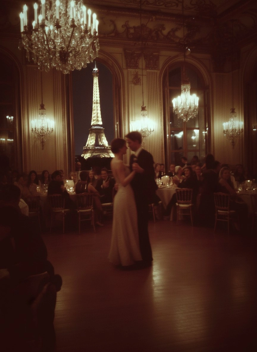 Романтический танец под Эйфелевой башней - 1