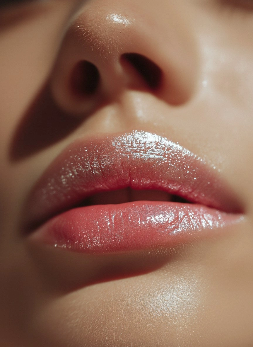Блестящие губы в нежных оттенках - 1