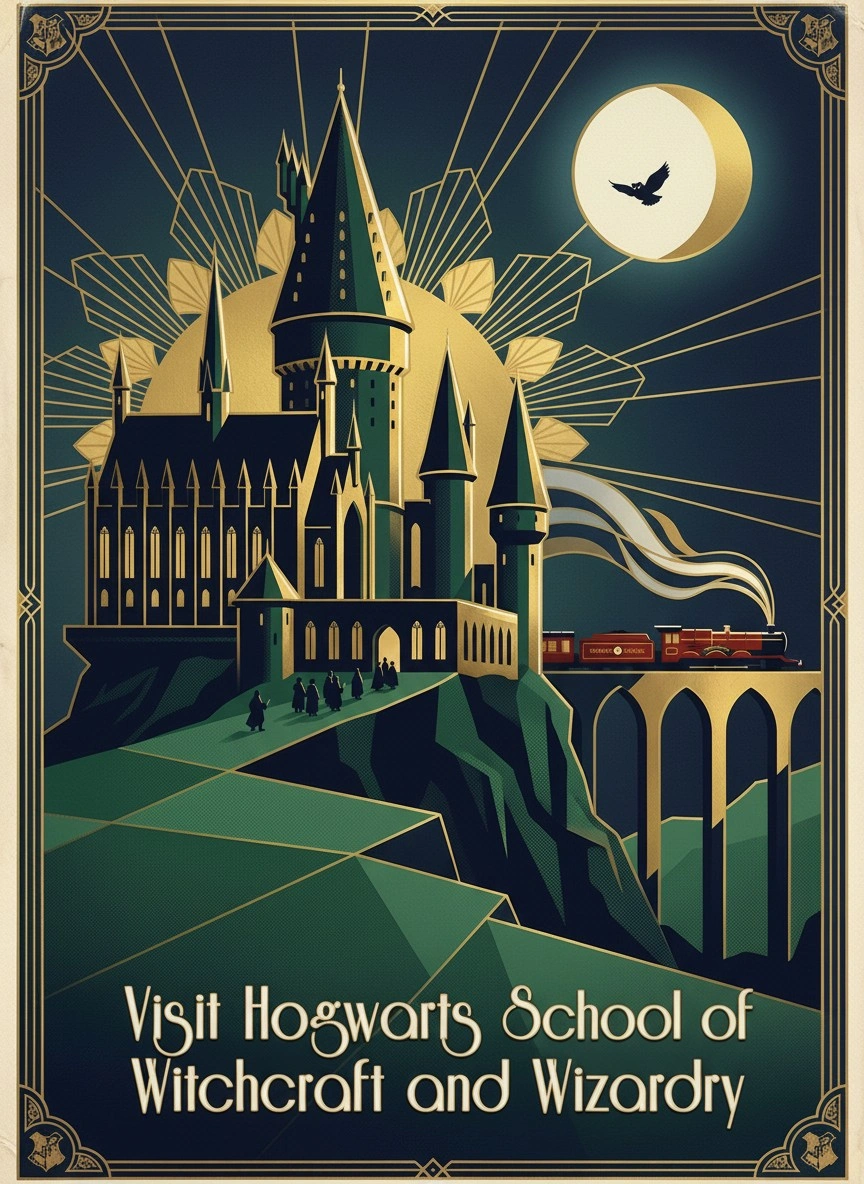 Посетите школу волшебства Хогвартс - 1